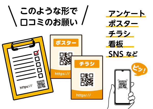 口コミのお願い